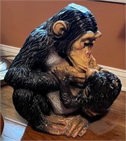 Universal Statuary Momma Monkey & Baby Monkey