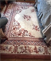 Chinese Tientsin Woolen Carpet, Hand Tied