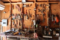 Misc. Garage Tools & Table Vise