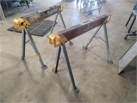 Tough Built - Two Table Saw Horses Foldable