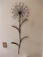 Large Decorative Floral Metal Wall Hanging