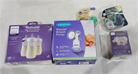 Breast pump, bottle and pacifier LOT