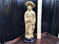 CAST IRON ORIENTAL FIGURE- 11" TALL -MADE IN INDIA