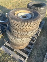 5 tires  255-70-18 plus one 16" tire