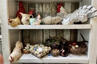 Rooster Chicken Eggs Farm Fowl Decor