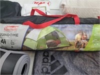 Coleman four person SunDome tent