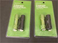 2pc LED Flashlight  (2)