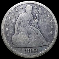 1872-S Seated Liberty Dollar NICELY CIRCULATED