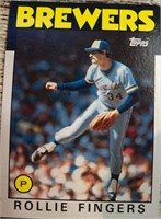 1986 Topps #185 Rollie Fingers Card