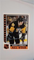 1986 Topps Stickers Mario Lemieux All-Star