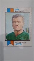 1973 Topps #175 Don Maynard Jets