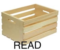 Crates and Pallet 18 in. X 12.5 in. X 9.5 in Crate