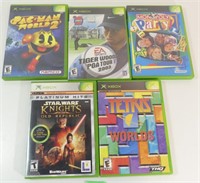 Qty of 5 XBOX Games