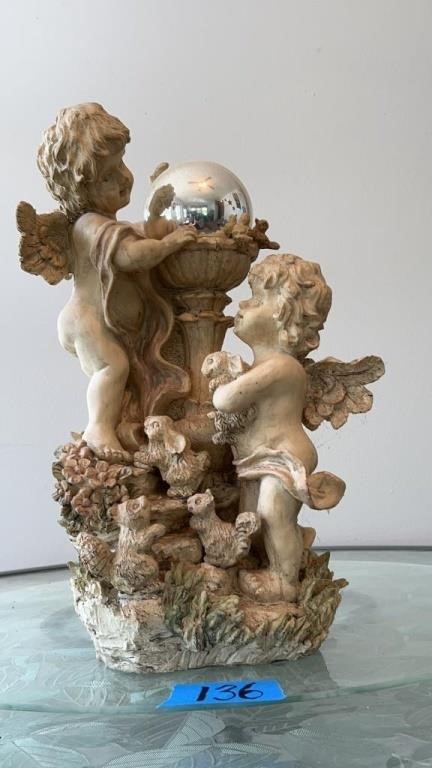 Cherub statue 18” H