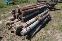 (2) Bundle of Wood Post, Approx 7Ft