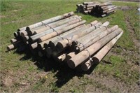 (2) Bundles of Wood Post, Approx 7Ft