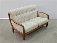 R. Huber Teak Loveseat Sofa 2-Seater Couch