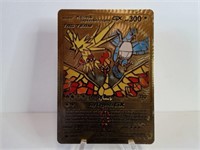 Pokemon Card Rare Gold Moltres & Zapdos &