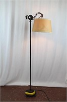 Cast Iron Floor Lamp Adjustable Arm