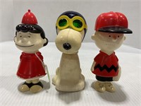 VINTAGE AVON SNOOPY, CHARLIE BROWN & LUCY BUBBLE
