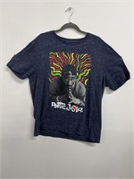 "Tupac Poetic Justice" Unisex Blue Graphic T-Shirt