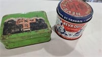 2 Piece Tin Lot-CNR First Aid & Never Dull Polish