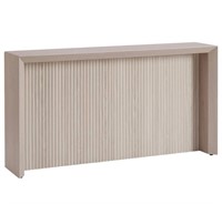 Piedmont 55.75 in. Alder White Rectangle MDF Top