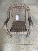 Brown Wicker Patio Chair (Retails for $90)
