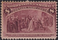 US Stamps #236 Mint Disturbed OG, CV $50