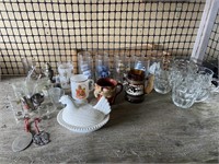 Assorted Glassware/Shot Glasses