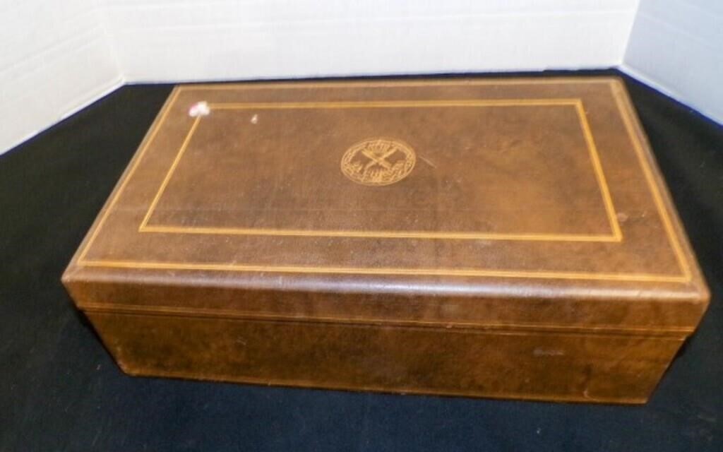 large cigar box 14½" x 9" x 4½"