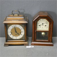 (2) Hamilton Mantle Clocks