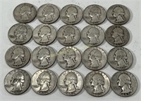(20) Silver Quarters (1950-1953)