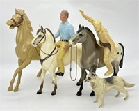 Lot Of 1950s-60s Hartland Western / Cowboy Horses