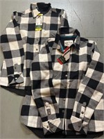 (3) new Orvis Flannels S / M