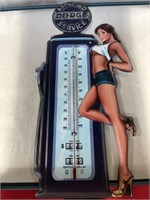 Dodge metal thermometer