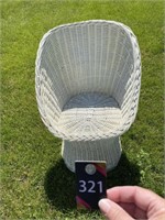 30"T Wicker Chair