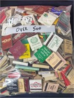 Match books - bag with over 500 match books -
