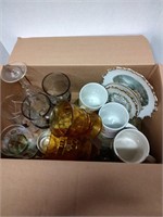 Box of Glass and China