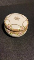 Vintage Nippon Porcelain Footed Covered Box