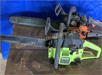 Husqvarna 45 Chainsaw and Poulan 2150 Chainsaw...