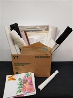 Box full of vintage tri-chem projects