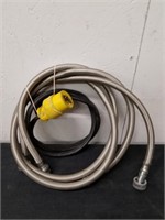 Flex washing machine hoses and a 220 volt pigtail
