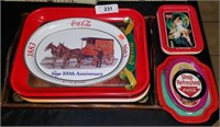 Lot Of Collectible CocaCola Trays