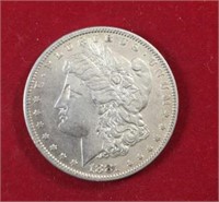 1881 O Morgan Dollar XF