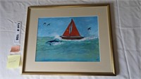 NAUTICAL PAINTING BY LOUIS DOOLITTLE PAINTED AT AG
