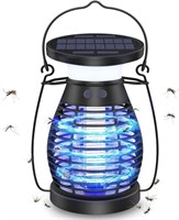 NEW! Solar Bug Zapper, Rechargeable & Cordless