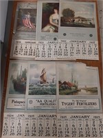 Vintage Fertilizer Advertising Calendars 1910-1925