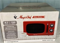 Nib Red Magic Chef Etro Edition Microwave
