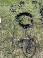 BIOTHANE HARNESS #2 BRIDLE BLINDERS DRIVE REINS